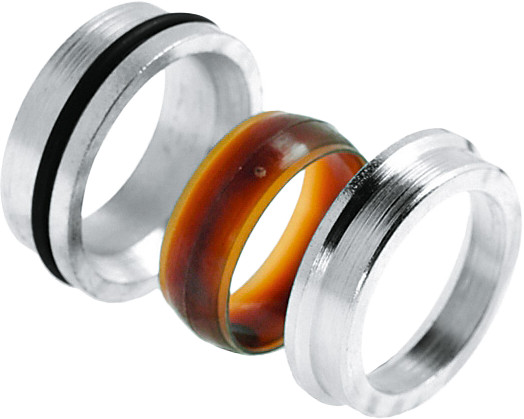 Bonfix Staalverzinkte raccord à sertir - Verloopset 201 - 3 pièces - 42mm x 28mm