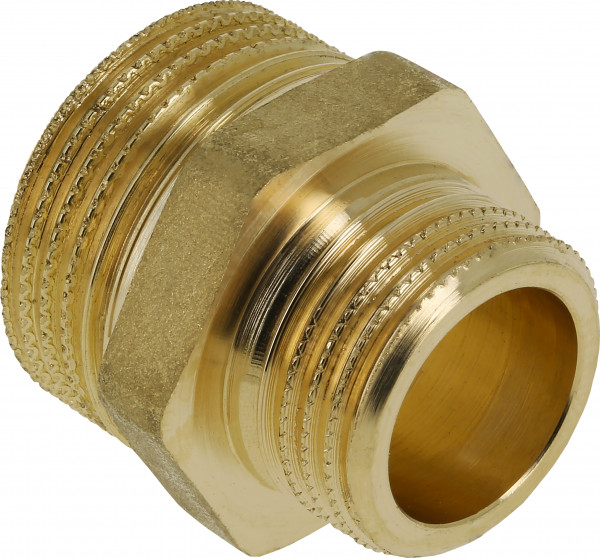 Bonfix laiton nipple réducteur - 3/8” x 1/4” Filetage mâle