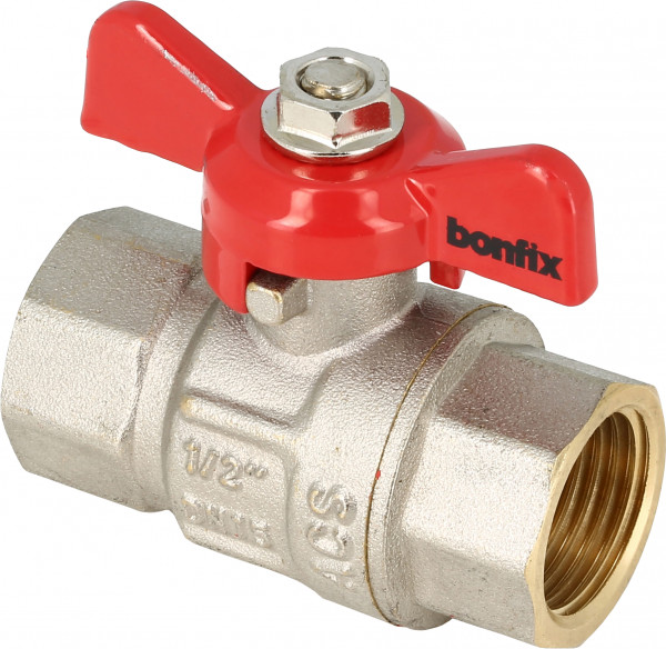 Bonfix robinet à boisseau sphérique vlinder 1” Bi x Bi