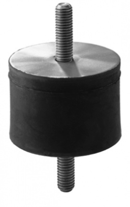 Cylindrique Amortisseur de vibrations Type A 40 x 40 - 40 Shore M8x23