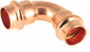 Bonfix Raccord à presse cuivre rouge GAS Coude 90° 15 x 15 - 2 x press - (m-profiel)
