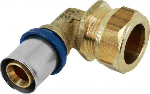 Bonfix Alu-pers fitting Raccord coudé 20 x 22 - alu-pers x knel