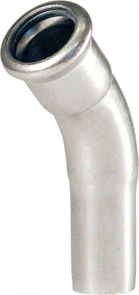 Bonfix Pressfitting RVS 316L Insteekbocht 45° Ø18 x 18 - insteek x press - (m-profiel)