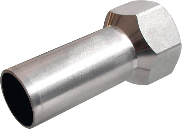Bonfix Pressfitting RVS 316L Insteekkoppeling 1-1/2" x Ø42 - lange binnendraad (RP) x insteek
