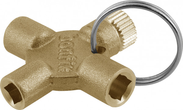 Bonfix Radiator Ontluchtingssleutel 4 mm - 5 mm - met lakreiniger