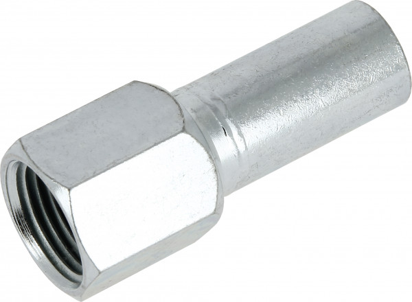 Bonfix Raccord à presse acier zingué CV Insteekkoppeling 3/4 x Ø22 - lange filetage femelle (RP) x emboîtement