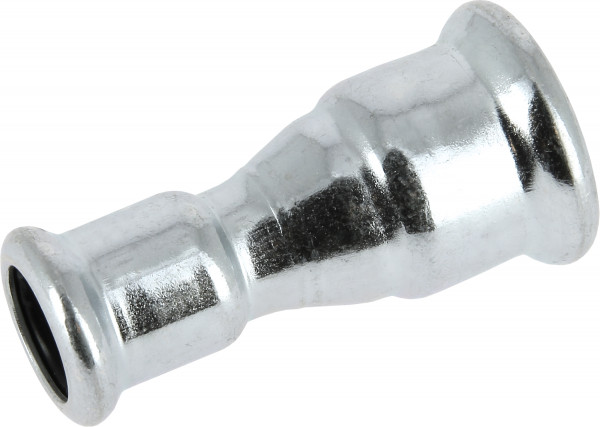 Bonfix Raccord à presse acier zingué CV Droit verloopsok 54 x 42 - 2 x press - (m-profiel)