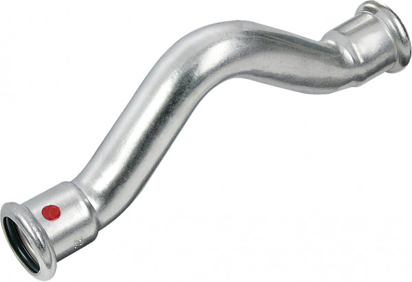 Bonfix Raccord à presse acier zingué CV Passeerbocht 15 x 15 - 2 x press - (m-profiel)