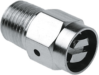 Bonfix Radiator Ontluchter - laiton nickelé 1/8 - filetage mâle