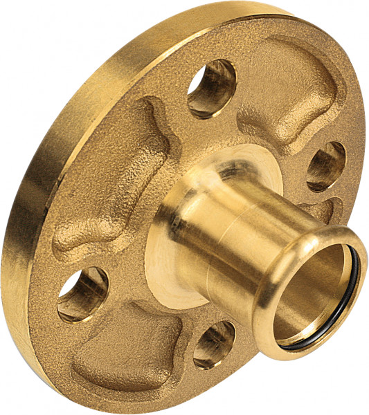 Bonfix Pressfitting roodkoper WATER Flenskoppeling DN 65 / 76,1 mm - 1 x press - (m-profiel) - Goud