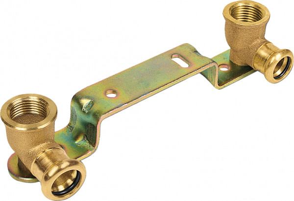 Bonfix Muurplaatbeugel - (type Gemini) 1/2 x 15 - filetage femelle x m-press