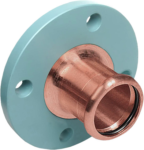 Bonfix Pressfitting roodkoper WATER Flenskoppeling DN 50 / 54 mm - 1 x press - (m-profiel) - Zilver