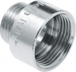 Flexible connection hose - stainless steel braided - female thread x male thread - 3/8" - DN8 - length 30cm
