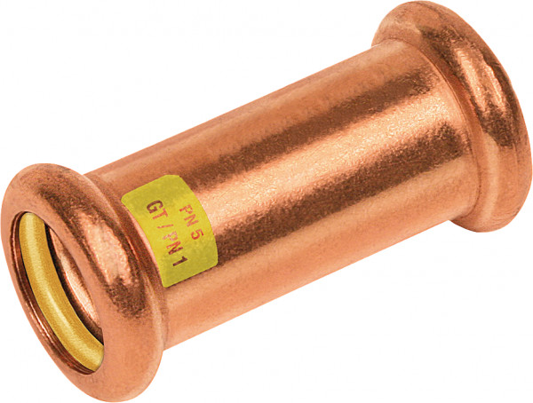 Bonfix Raccord à presse cuivre rouge GAS Overschuifkoppeling 22 x 22 - 2 x press - (m-profiel)