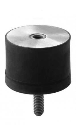 Cylindrique Amortisseur de vibrations Type B 25 x 15 - 40 Shore M6x18/M6i
