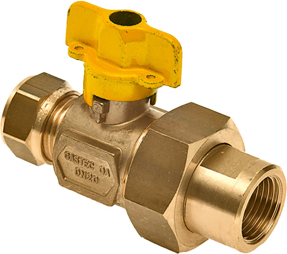 Bonfix Gaskogelkraan 15 x 1/2 - knel x raccord filetage femelle