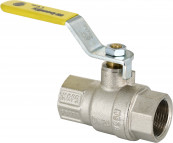 Gas valve RP 3/8" x RP 3/8" brass