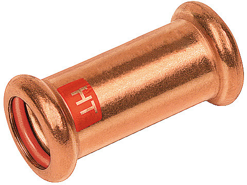 Bonfix Raccord à presse cuivre rouge SOLAR Overschuifkoppeling 18 x 18 - 2 x press - (m-profiel)