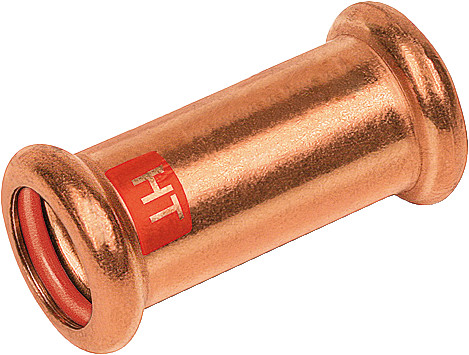 Bonfix Raccord à presse cuivre rouge SOLAR Overschuifkoppeling 42 x 42 - 2 x press - (m-profiel)