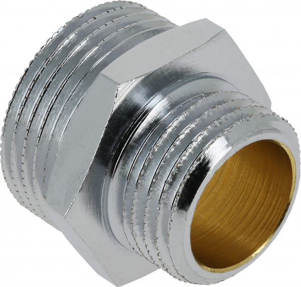 Bonfix Draadfitting Nipple réducteur 1/2 x 3/8 - 2 x filetage mâle