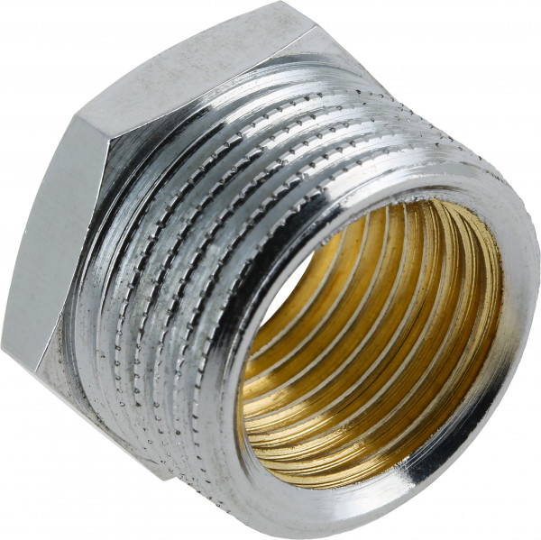 Bonfix Draadfitting Réduction bague 1/2 x 3/8 - filetage mâle x filetage femelle - chroom