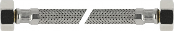 Bonfix Blisters: Slangen Flexibele RVS aansluitleiding || 20 centimeter 3/8 x 1/2 - 2 x binnendraad
