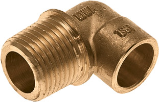 Bonfix Laiton soldeerfitting Coude 3/4 x 22 - filetage mâle x capillair