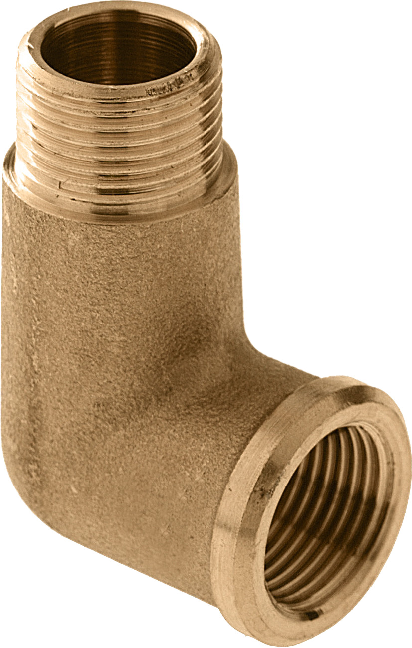 Bonfix messing knie - 1-1/4&apos;&apos; binnendraad x buitendraad afbeelding