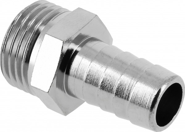 Bonfix Draadfitting Slangpilaar 1/2 x 14 - filetage mâle x mm (diameter) - verchroomd