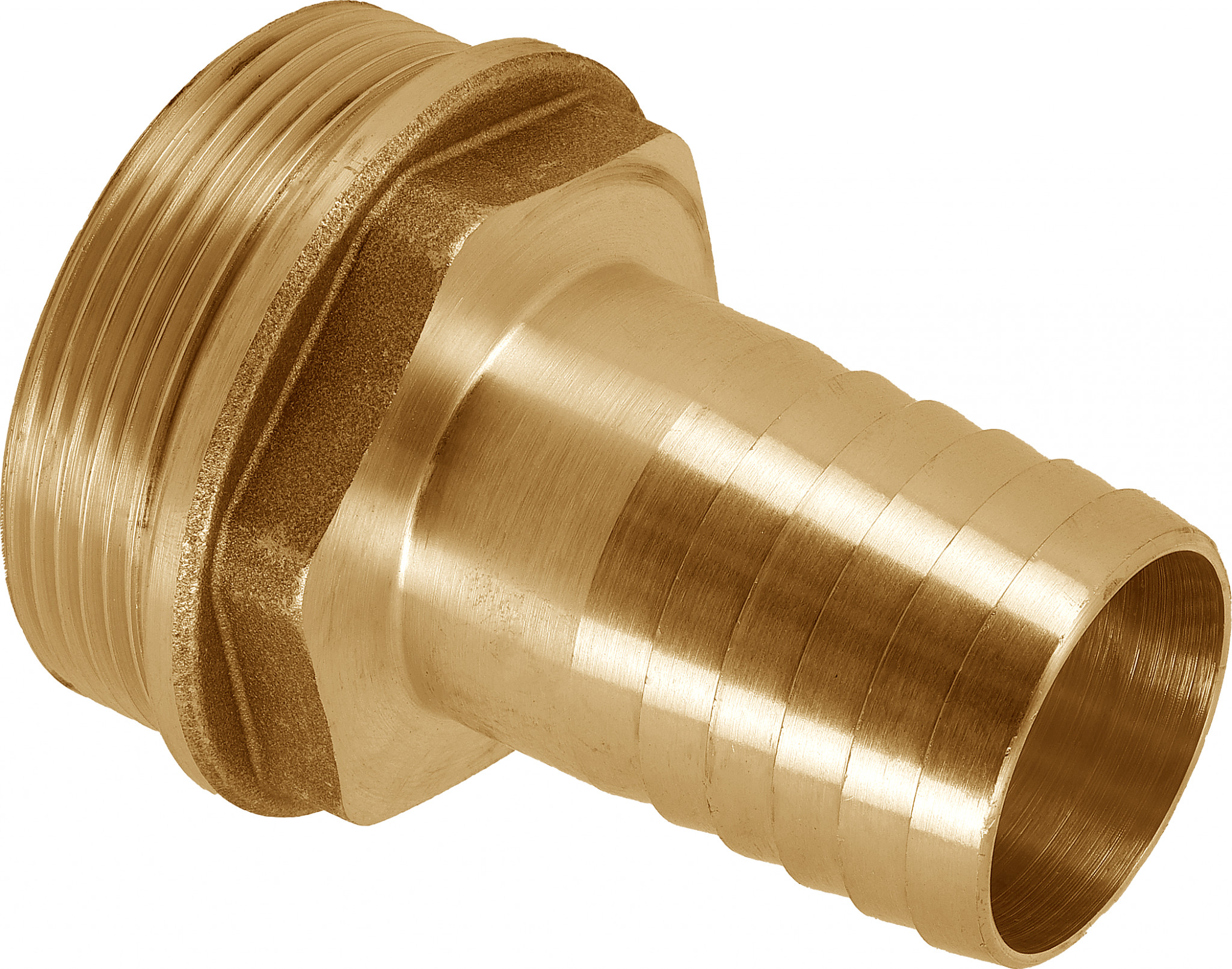 Bonfix Draadfitting Slangpilaar 1�"" x 40 - buitendraad x mm (diameter) afbeelding