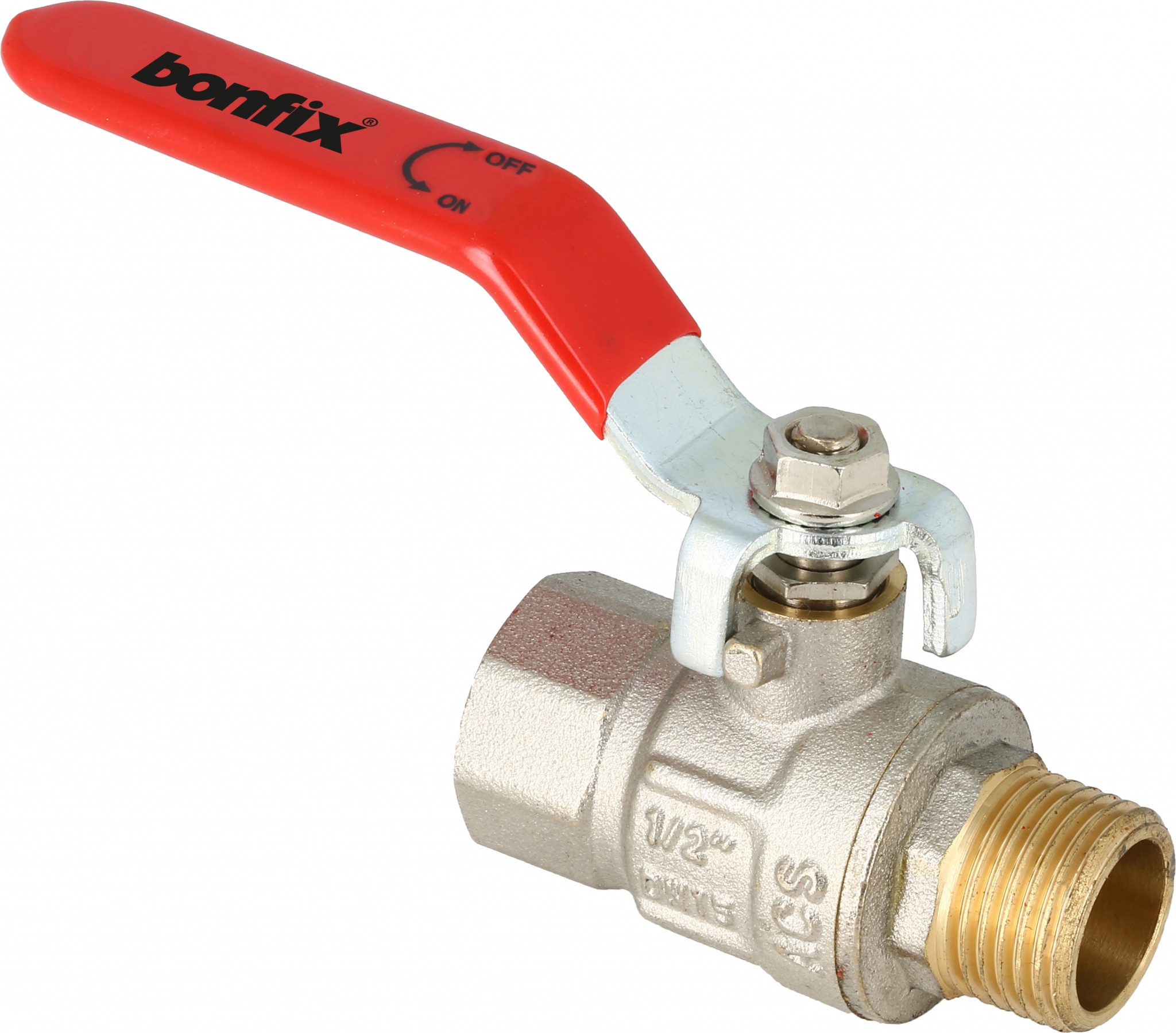 Bonfix Kogelkraan - 1/4&apos;&apos; binnendraad x buitendraad PN40 afbeelding