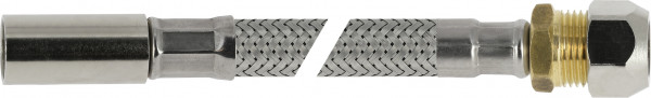 Bonfix Flexible Inox aansluitleiding 35 centimeter Ø 10 x 12 - 10 mm emboîtement x knel