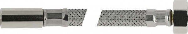 Bonfix Flexible Inox aansluitleiding 50 centimeter Ø15 x 3/8 - 15 mm emboîtement x filetage femelle