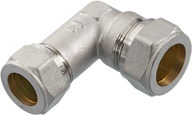 Bonfix Kniekoppeling 18 x 15 - voor vorstvrije buitenkraan - type 71605 / 71615 - 2 x knel afbeelding 1
