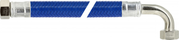 Bonfix Flexible Inox aansluitleiding Flexible EPDM tuyau haaks - 50 cm 3/4 x 3/4 - 2 x filetage femelle