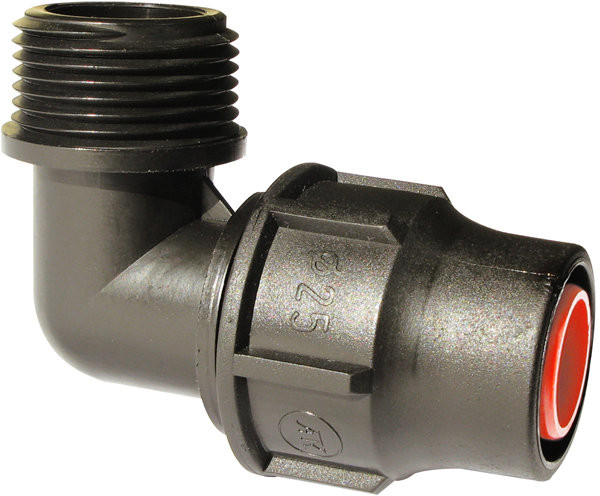 Draad coude 90° pour tuyau goutte-à-goutte PE - 16mm x 1/2”
