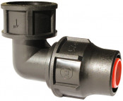 Coude 90° pour tuyau goutte-à-goutte PE - 16mm