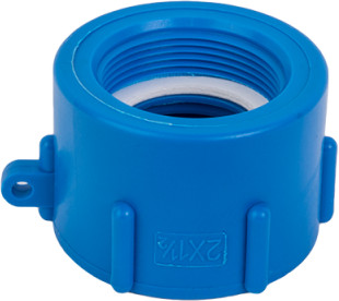 IBC adaptateur - filetage femelle x réducteur filetage femelle - S60x6 x 1-1/2" - Plastique