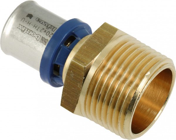 Bonfix Alu-pers fitting Embout pointu 1 x 20 - filetage mâle x alu-pers
