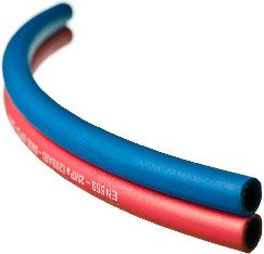 Tweeling gasslang 6/9 (per meter)