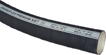 Slijtvaste tankwagenslang - 75x93mm (Per Meter) - FDA 21 CFR 177.1550