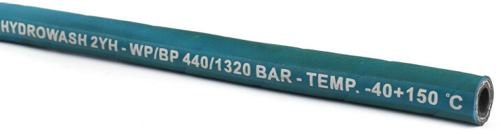 Reinigingsslang Hogedruk - Synthetisch rubber - 400 Bar - 12,7 x 22,2mm (Per Rol 100m)