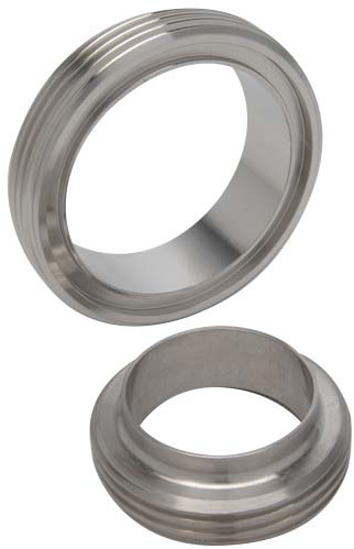Zuivelkoppeling - SMS 1145 - Lasdraadstuk - Lang - 1" x 25mm