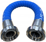 Milchrohrverschraubung - DIN 11851 - Milchrohrbogen 45° - AG x AG - DN50 x DN50 - Edelstahl 316