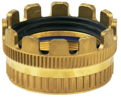 Tankwagenkoppeling kroonring - Messing - 2” binnendraad