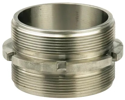 Tankwagenkoppeling dubbele nippel - RVS - 3/4" afbeelding