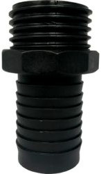 IBC Adaptateur - Slangpilaar - filetage mâle x embout de tuyau - S60x6 x DN50