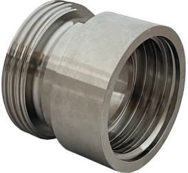 IBC Adapter naar SMS - binnendraad x buitendraad - S60x6 x DN40 - RVS316