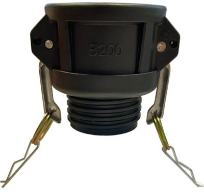 IBC Adaptateur S60x6 filetage mâle - naar camlock - 2" BSPP - DN50 - Polypropylen