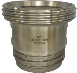 IBC Edelstahl Adapter S60x6 - DIN11851 Milchrohrgewinde, V4A Edelstahl Für Professionelle Anwendungen